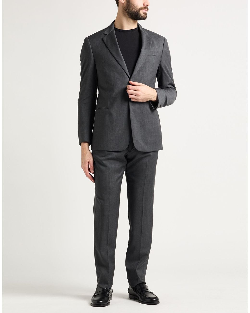Emporio Armani Gray Suits for men