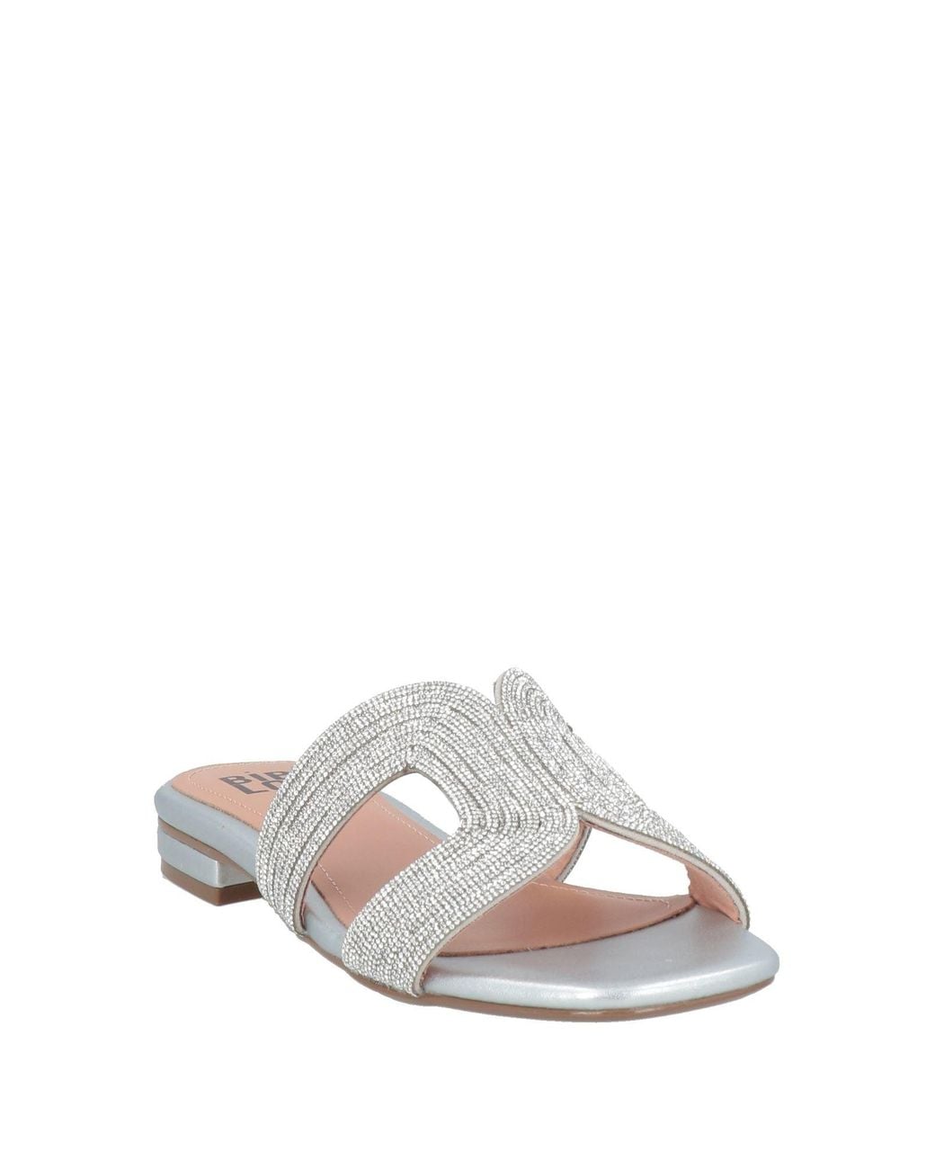 Bibi Lou White Sandals Textile Fibers