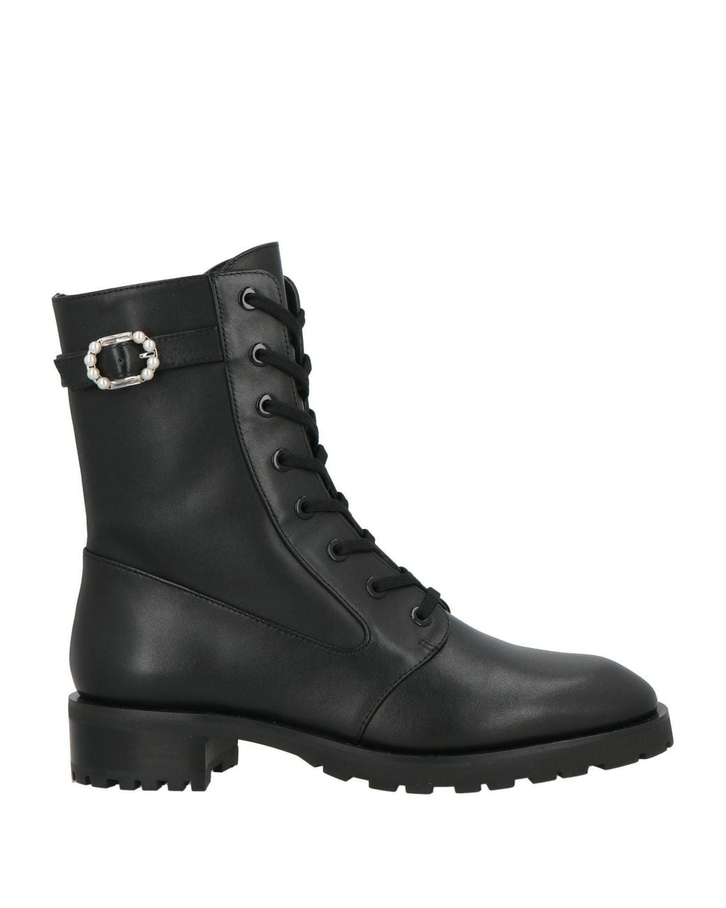 Stuart Weitzman Black Ankle Boots Leather