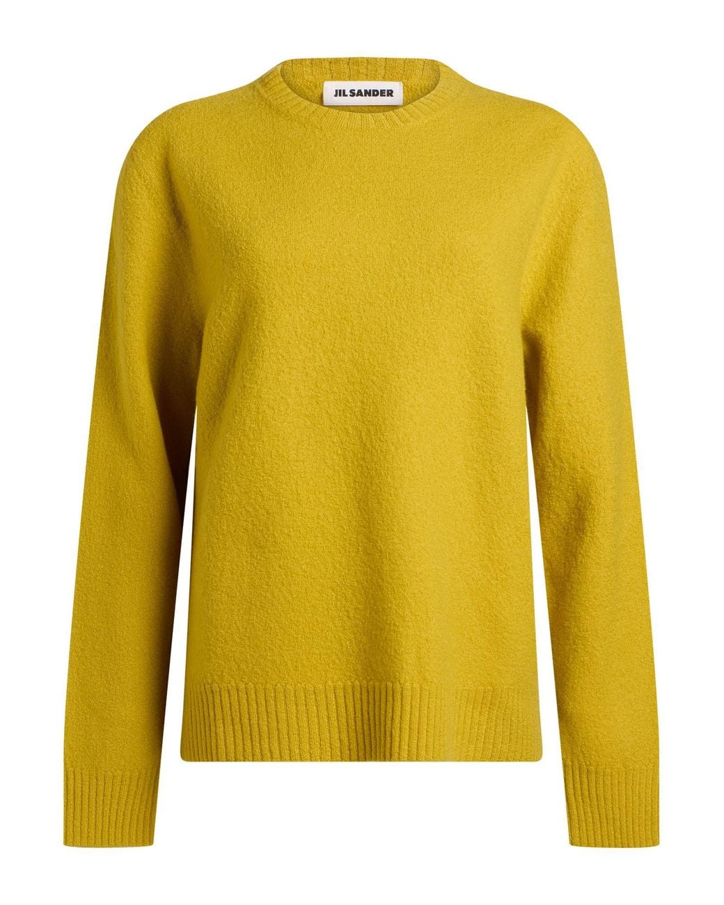 Jil Sander Yellow Sweater Wool