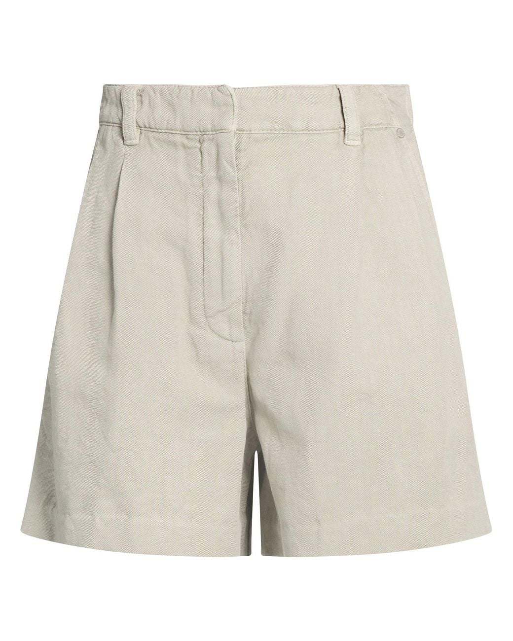 Brunello Cucinelli Natural Shorts & Bermuda Shorts Cotton, Linen