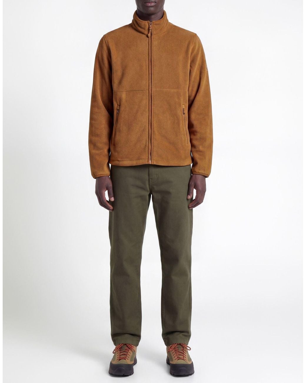 Timberland Brown Mustard Sweatshirt Polyester for men