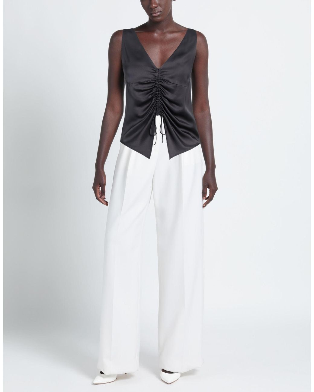 CESAR CASIER Blue Top Viscose