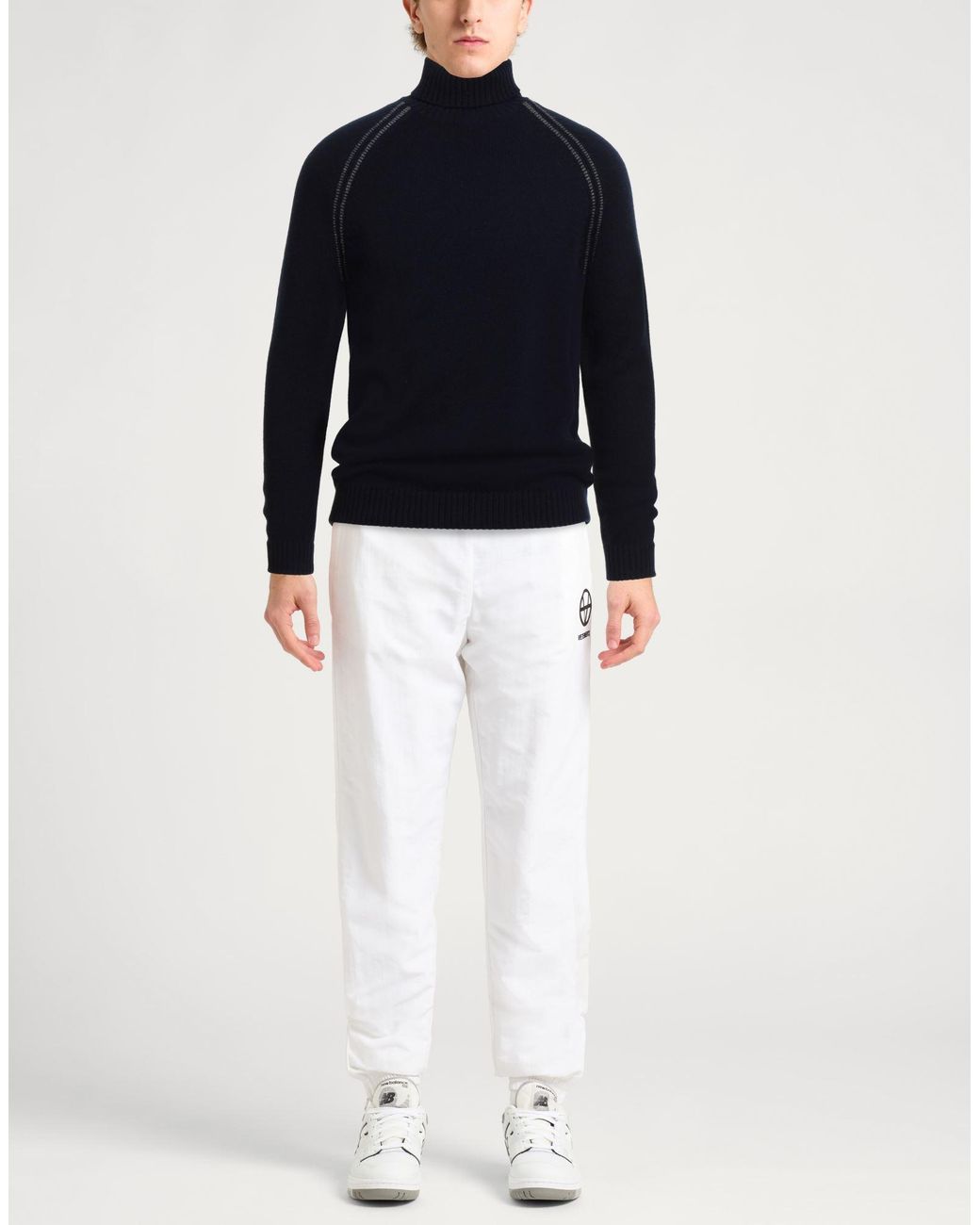 Alpha Studio Rollkragenpullover in Blue für Herren