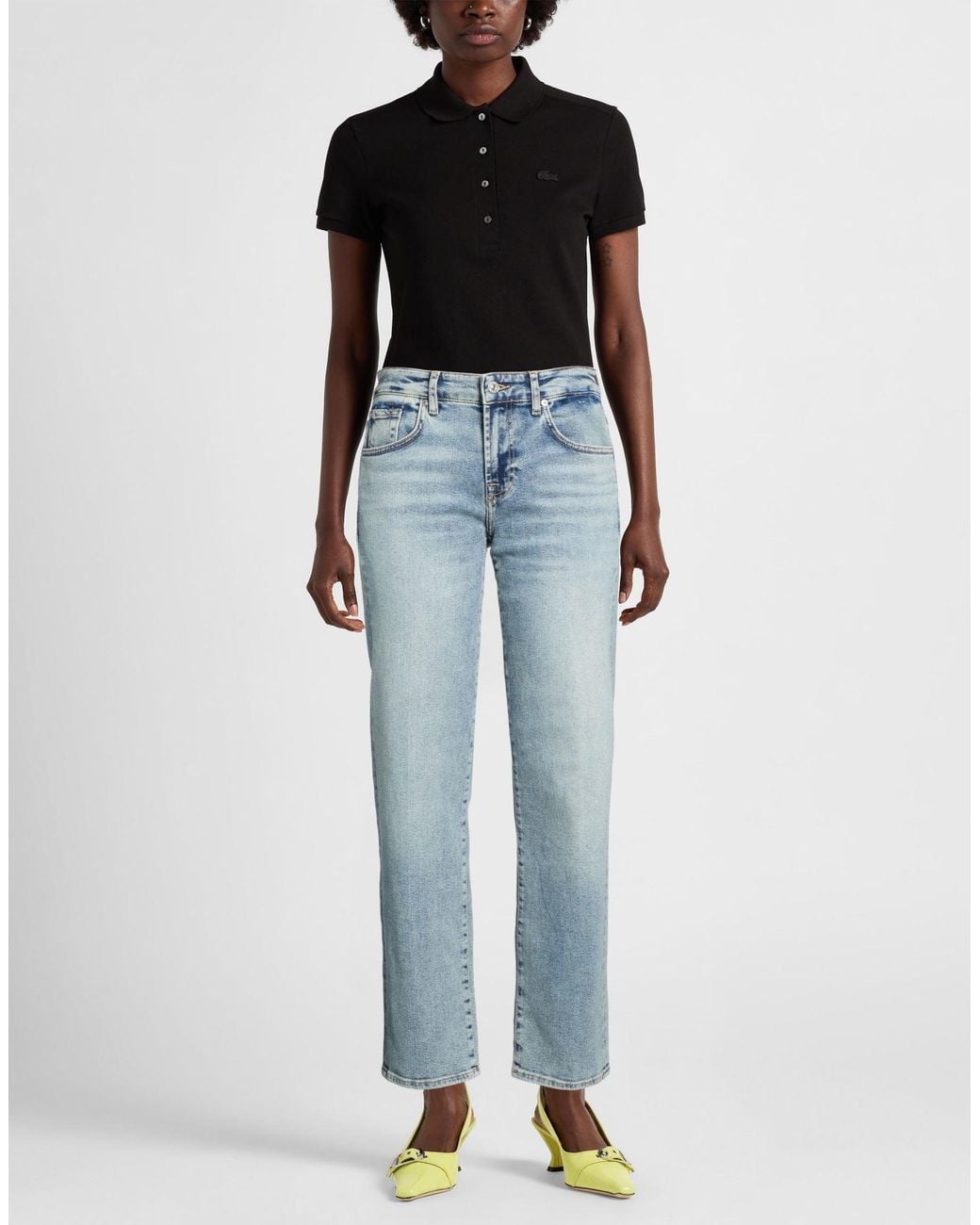 7 For All Mankind Blue Jeans Cotton, Modal, Elastomultiester, Elastane