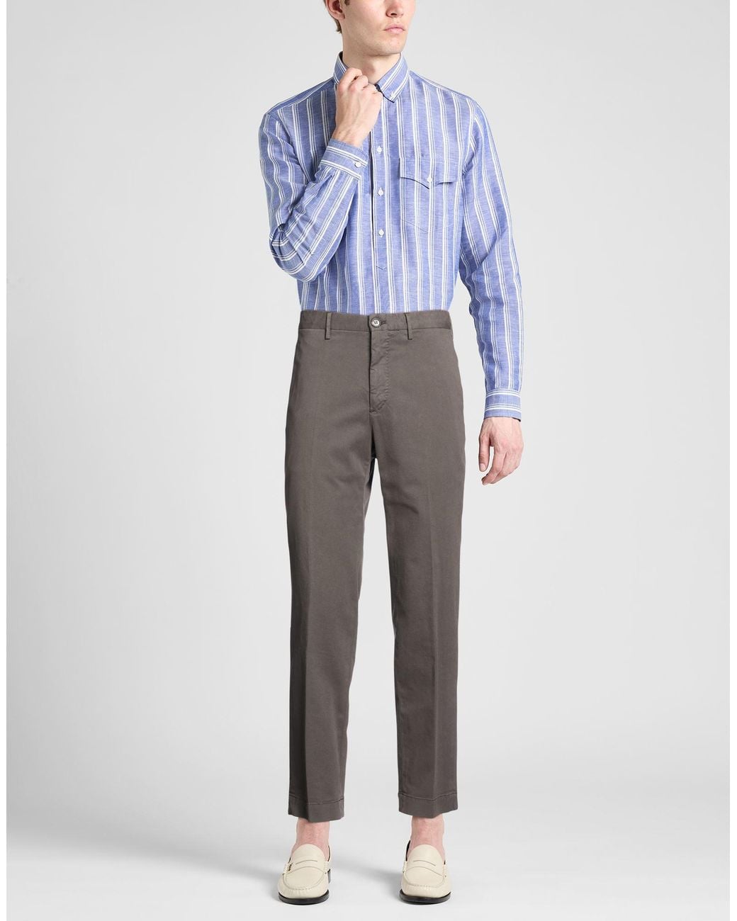 Incotex Gray By Slowear Pants Cotton, Lyocell, Elastane for men