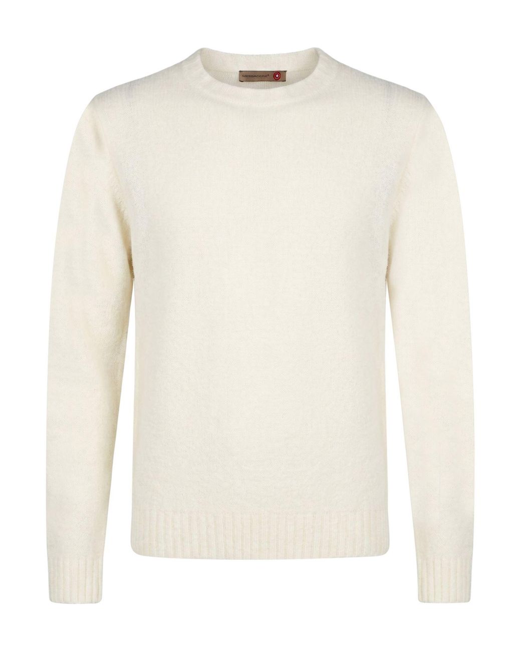 Messagerie White Ivory Sweater Virgin Wool, Cotton, Polyamide for men