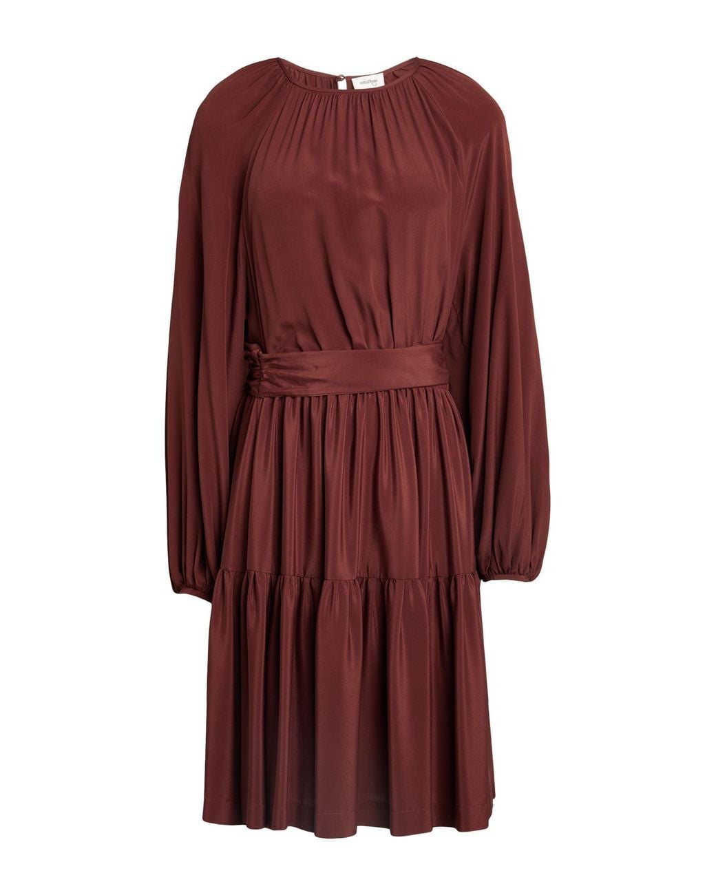 Ottod'Ame Red Mini Dress Acetate, Silk