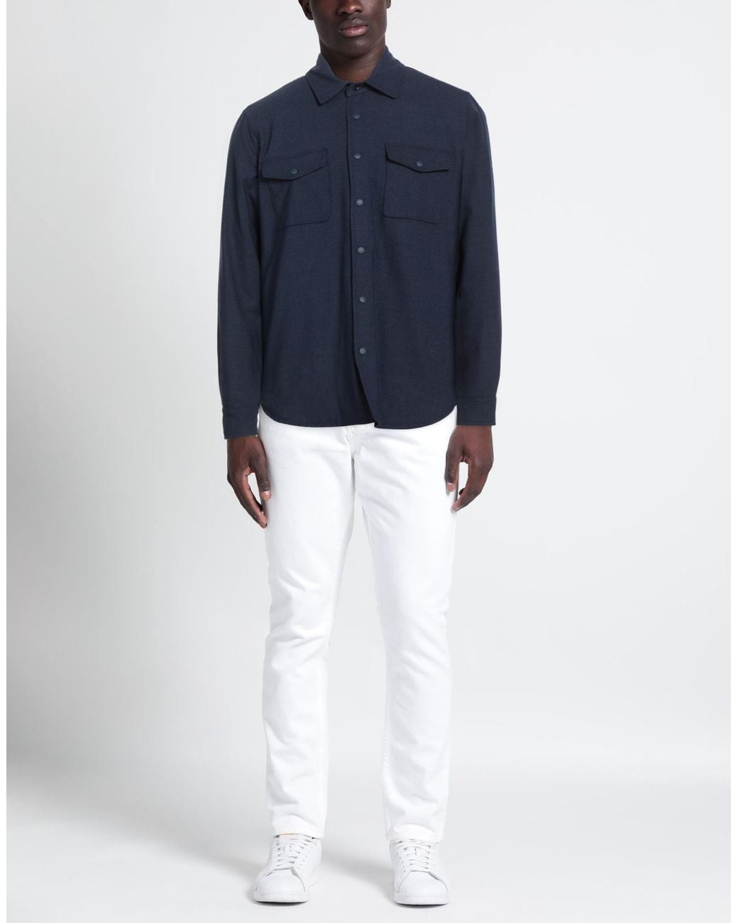 Aspesi Blue Shirt for men