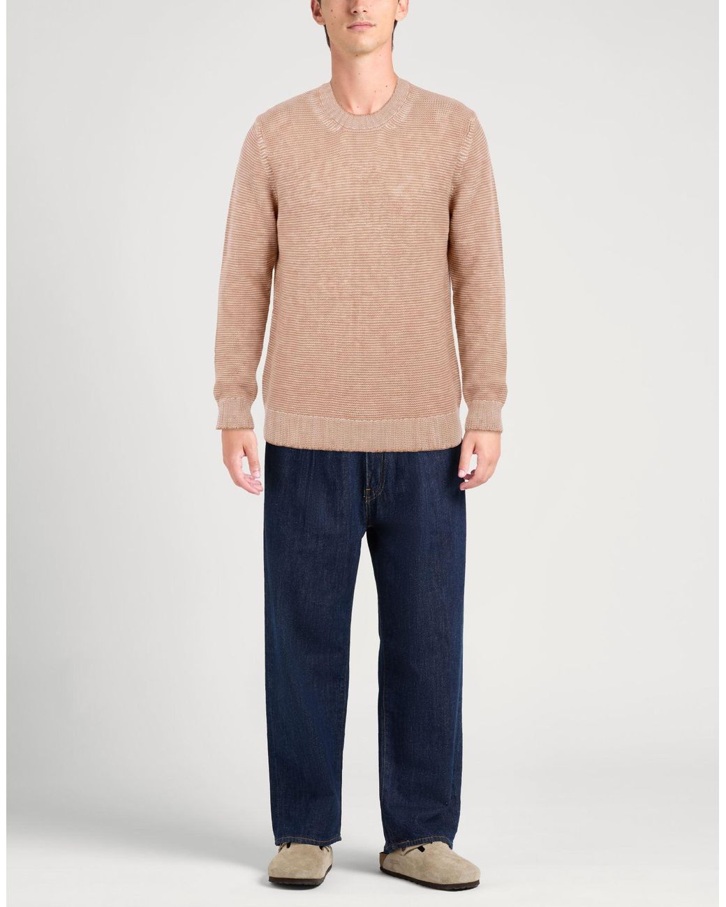 Alpha Studio Pullover in Natural für Herren