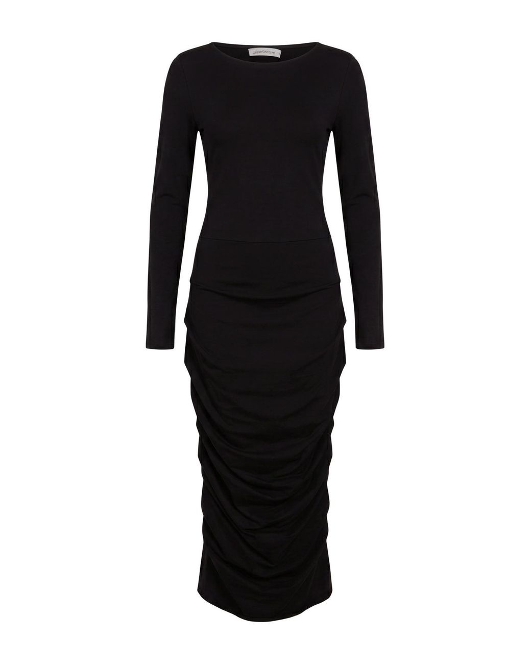 Nostrasantissima Black Maxi Dress Cotton, Elastane