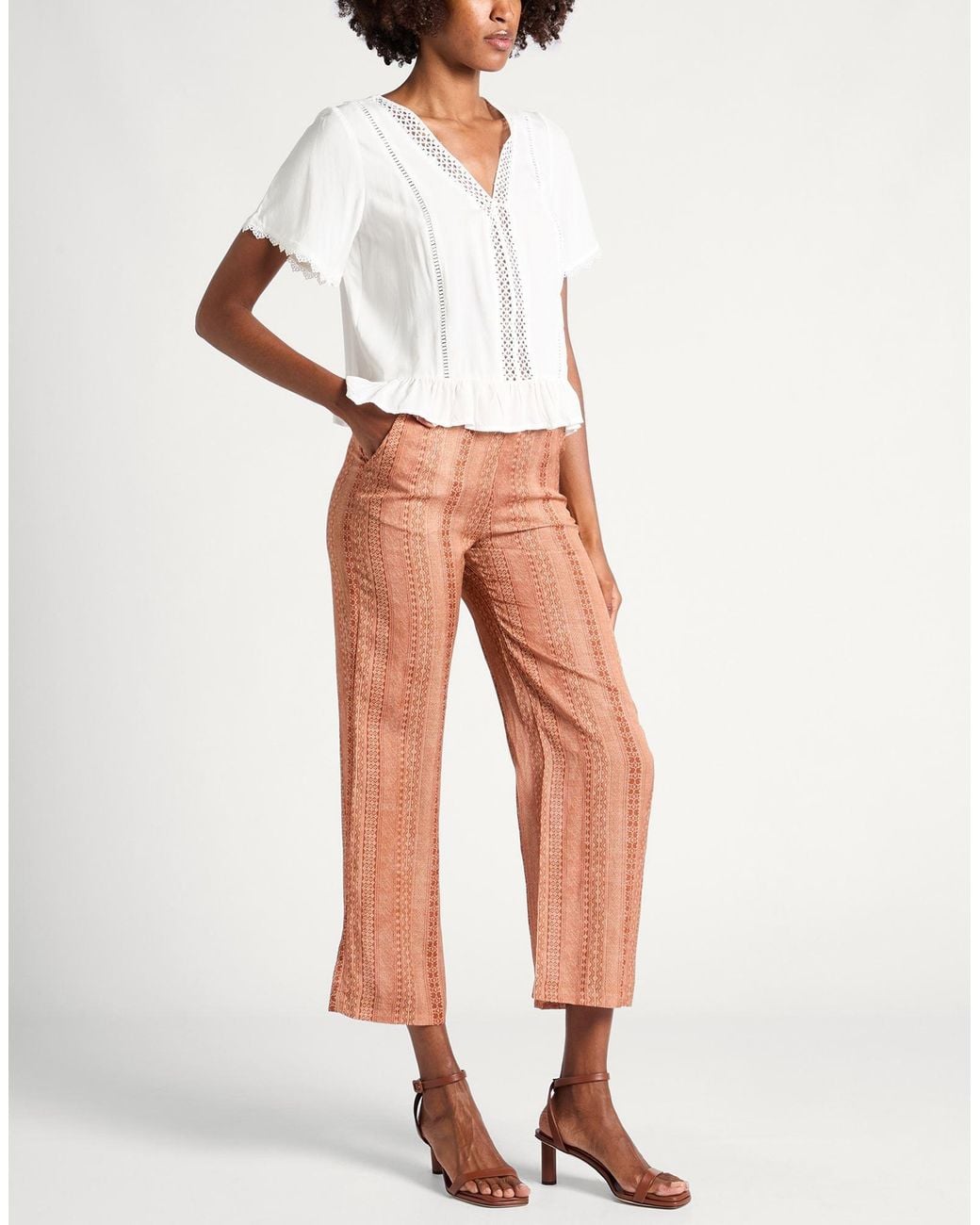 Momoní Pink Pants Viscose, Linen