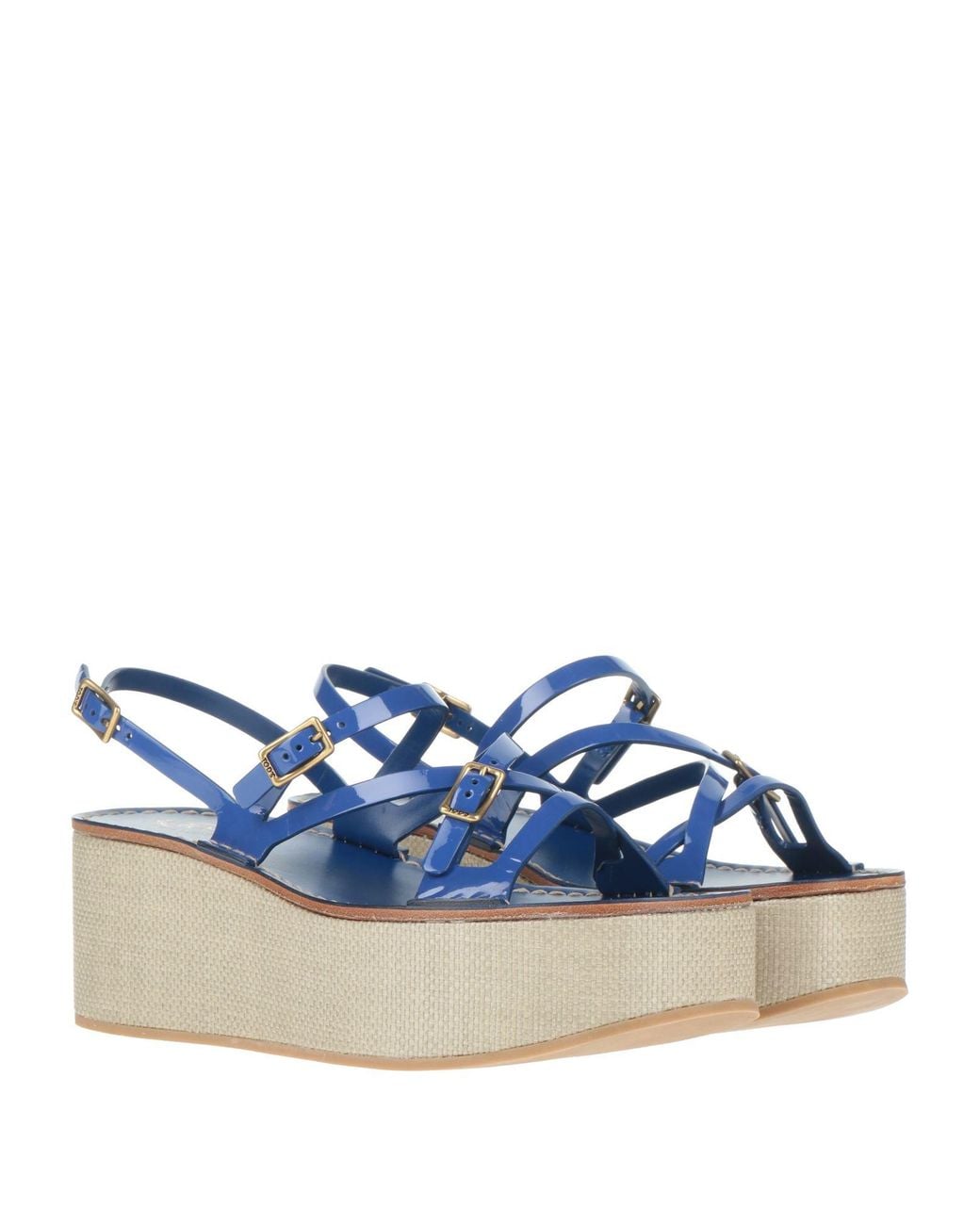 Tod's Blue Bright Sandals Leather