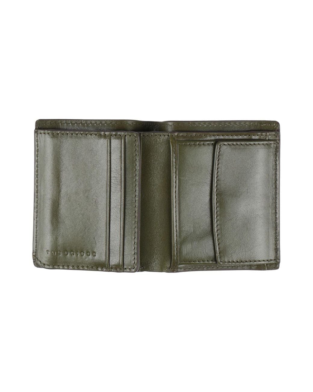 The Bridge Green Wallet Leather for men