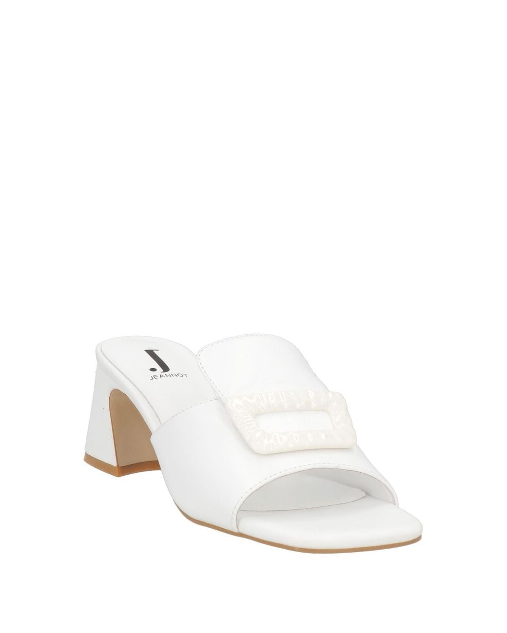 Jeannot White Sandals