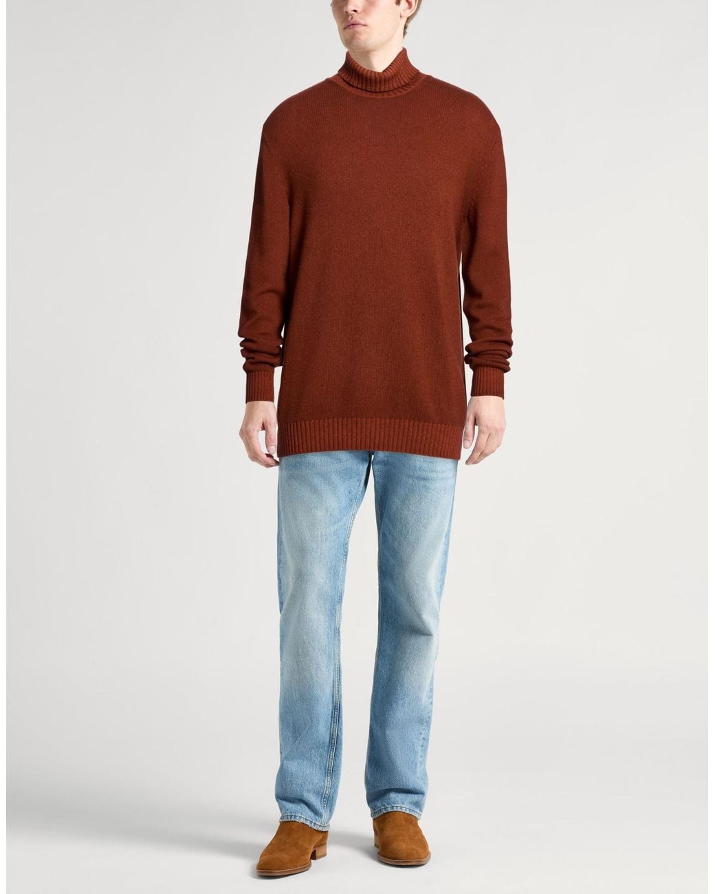 Malo Brown Turtleneck for men