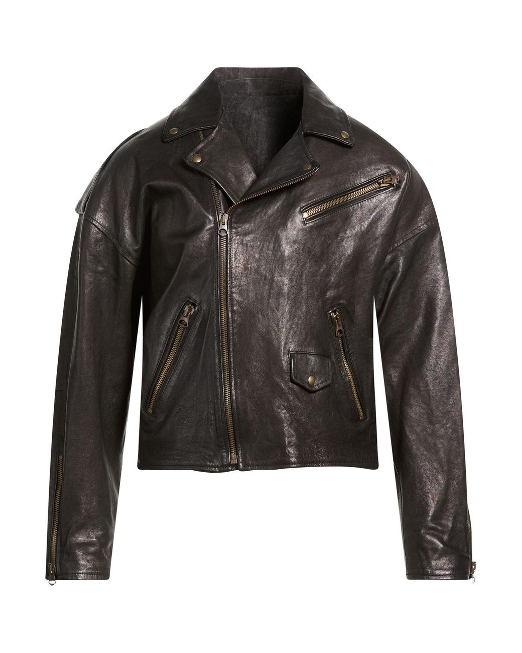 MARSĒM Black Jacket Leather for men