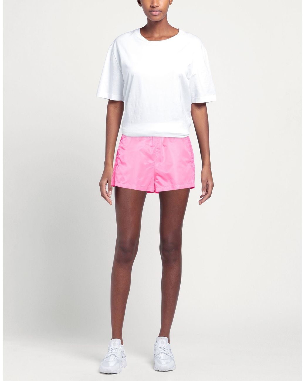 Frankie Shop Pink Shorts & Bermuda Shorts Polyester