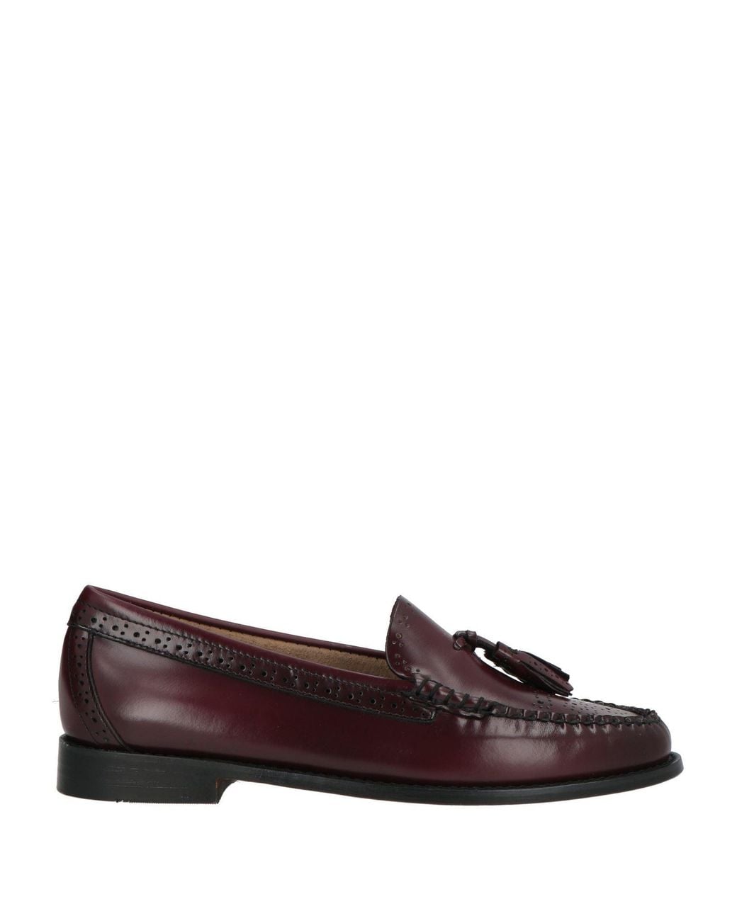 G.H.BASS Brown Weejun Estelle Brogue Loafers Leather