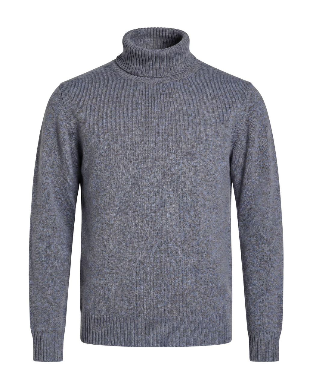Roberto Collina Blue Turtleneck Merino Wool, Cashmere for men