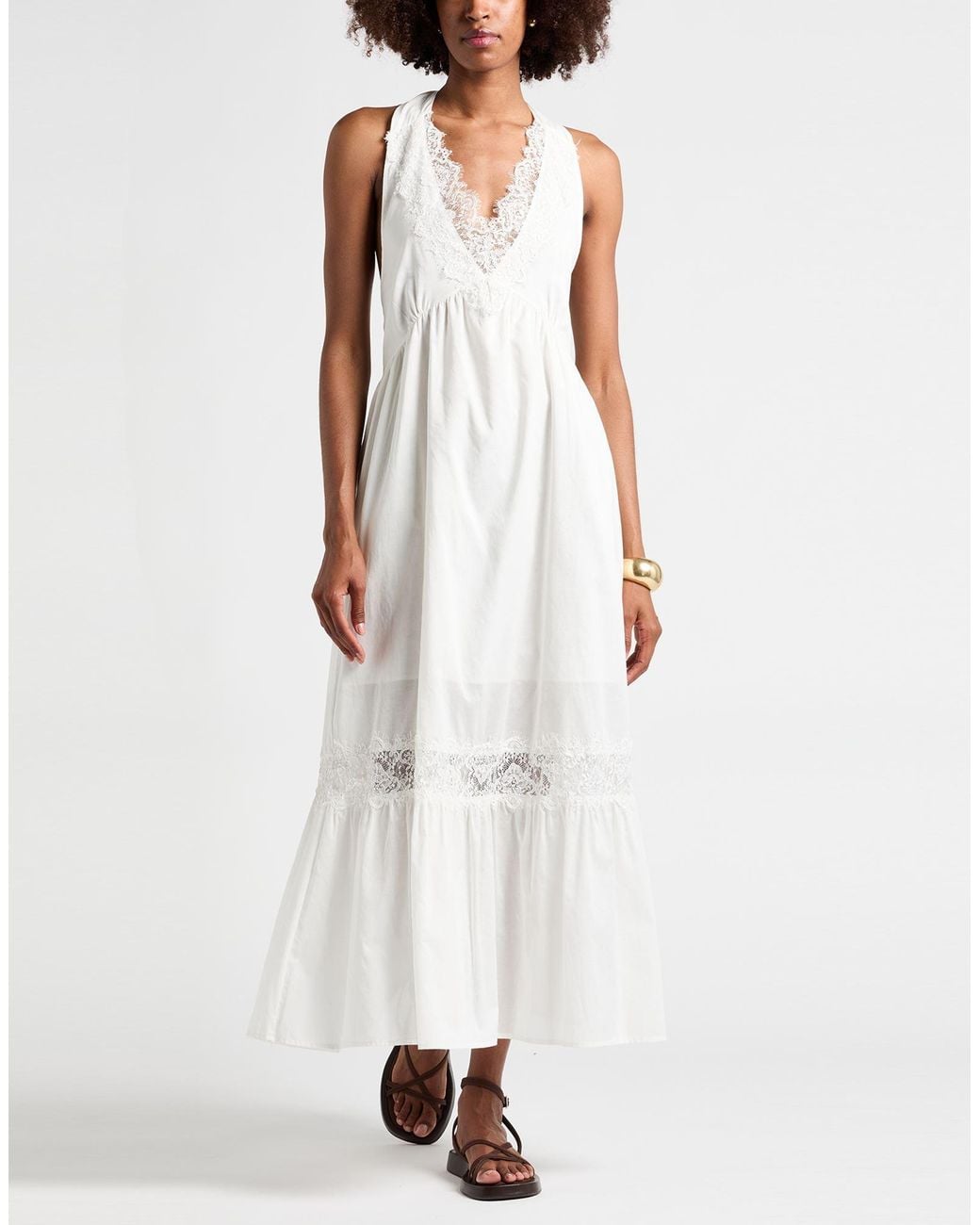 Compagnia Italiana White Maxi Dress