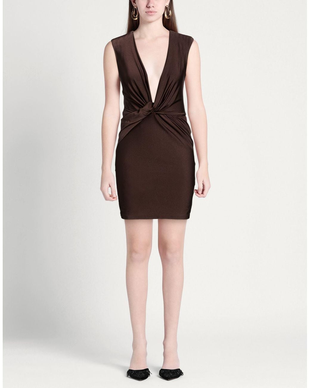House of Amen Brown Mini Dress