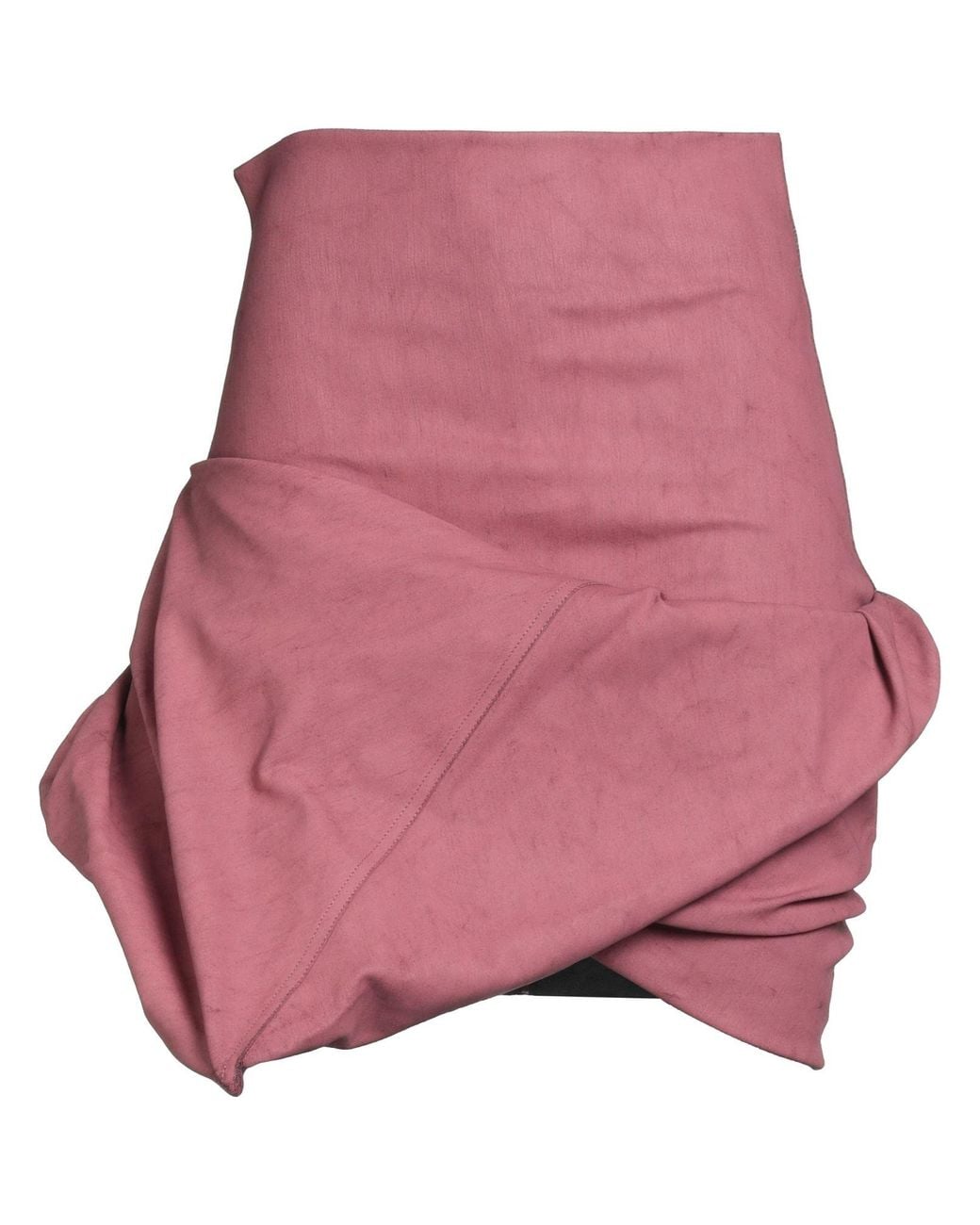 Rick Owens Pink Denim Skirt
