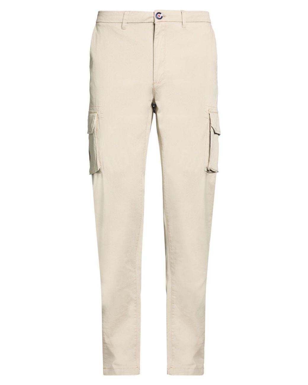 Fred Mello Natural Pants Cotton, Elastane for men