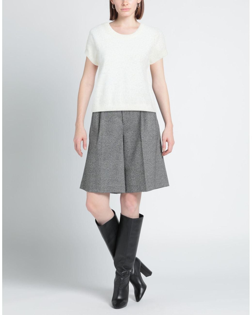 Samsøe & Samsøe White Sweater Polyamide, Cotton