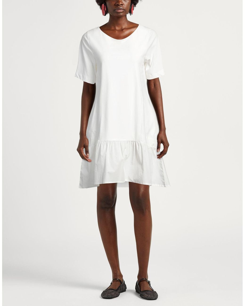 Alpha Studio White Mini Dress