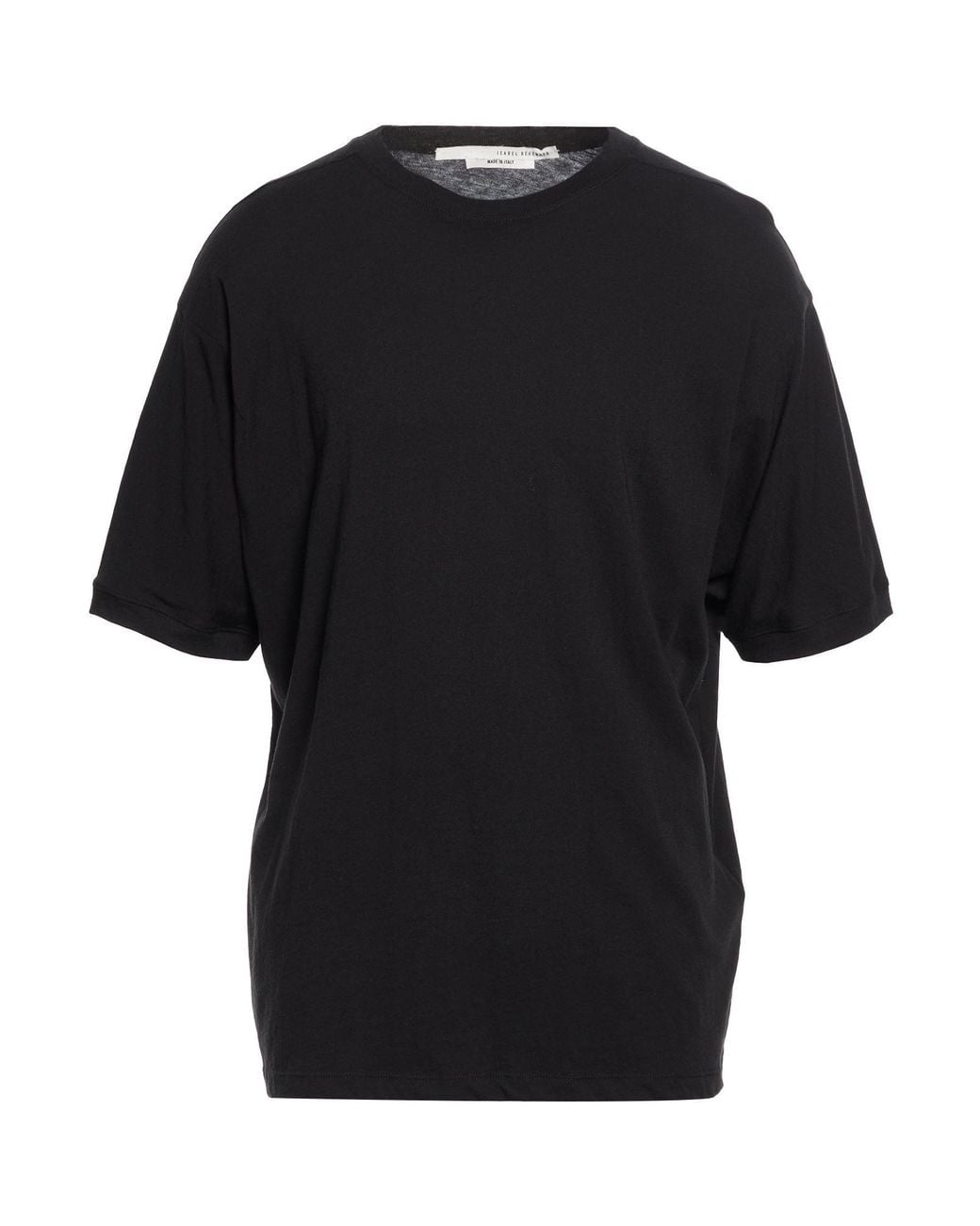 Isabel Benenato Black T-Shirt Cotton for men