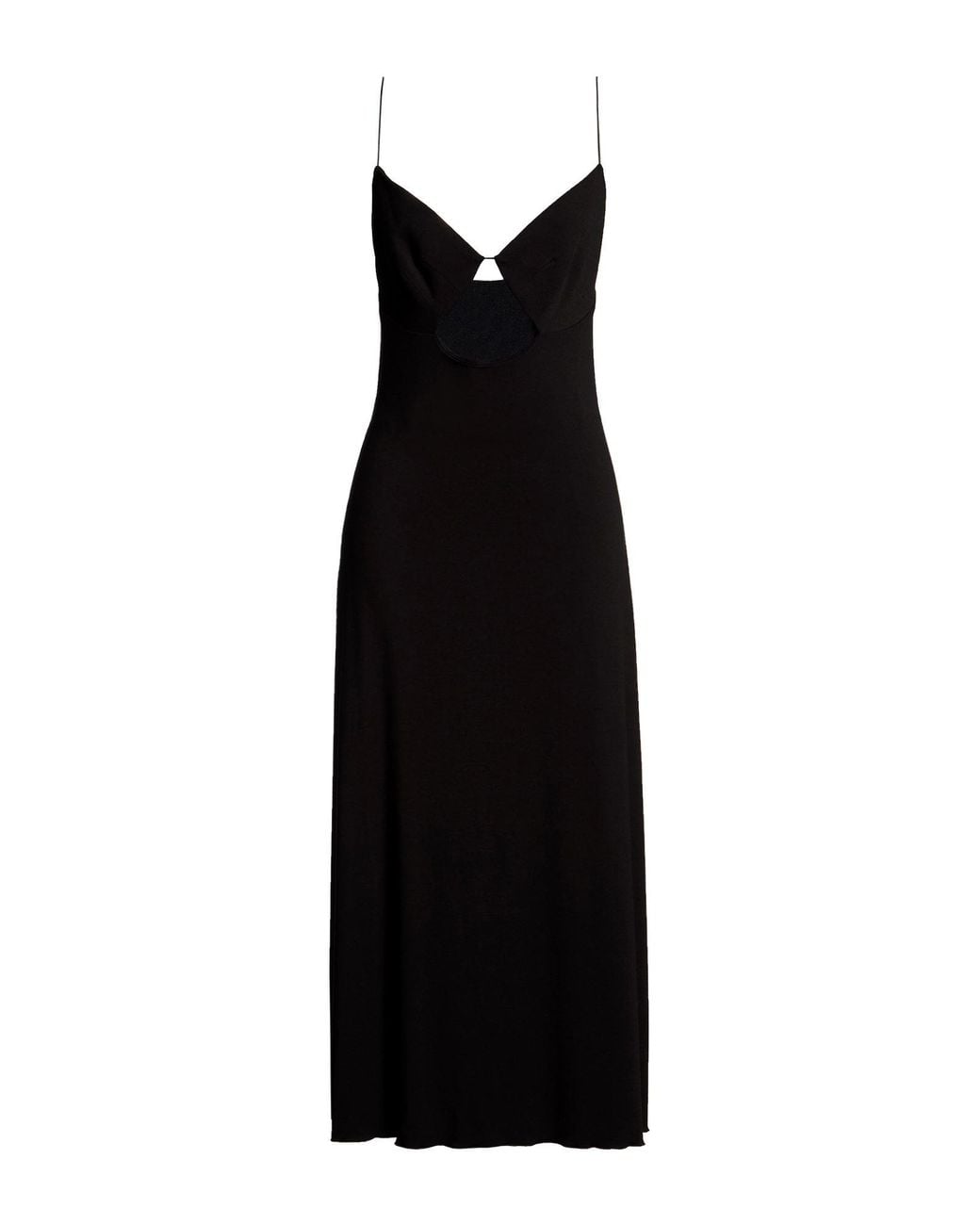 Liviana Conti Black Maxi Dress Viscose, Elastane