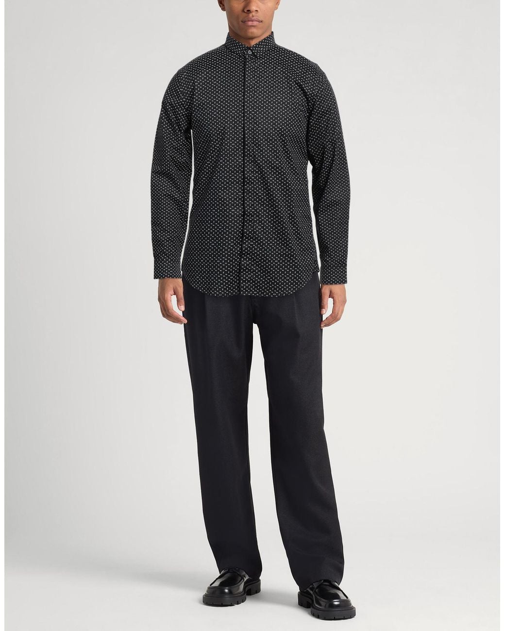 ARMANI EXCHANGE Black Shirt for men