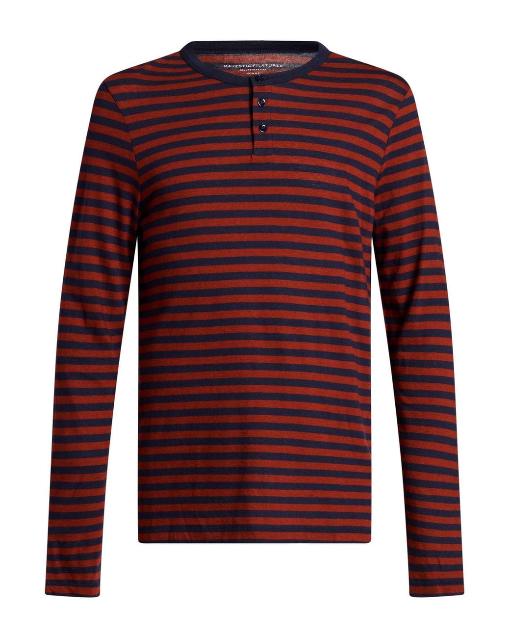 Majestic Filatures Red T-Shirt Organic Cotton, Cashmere for men