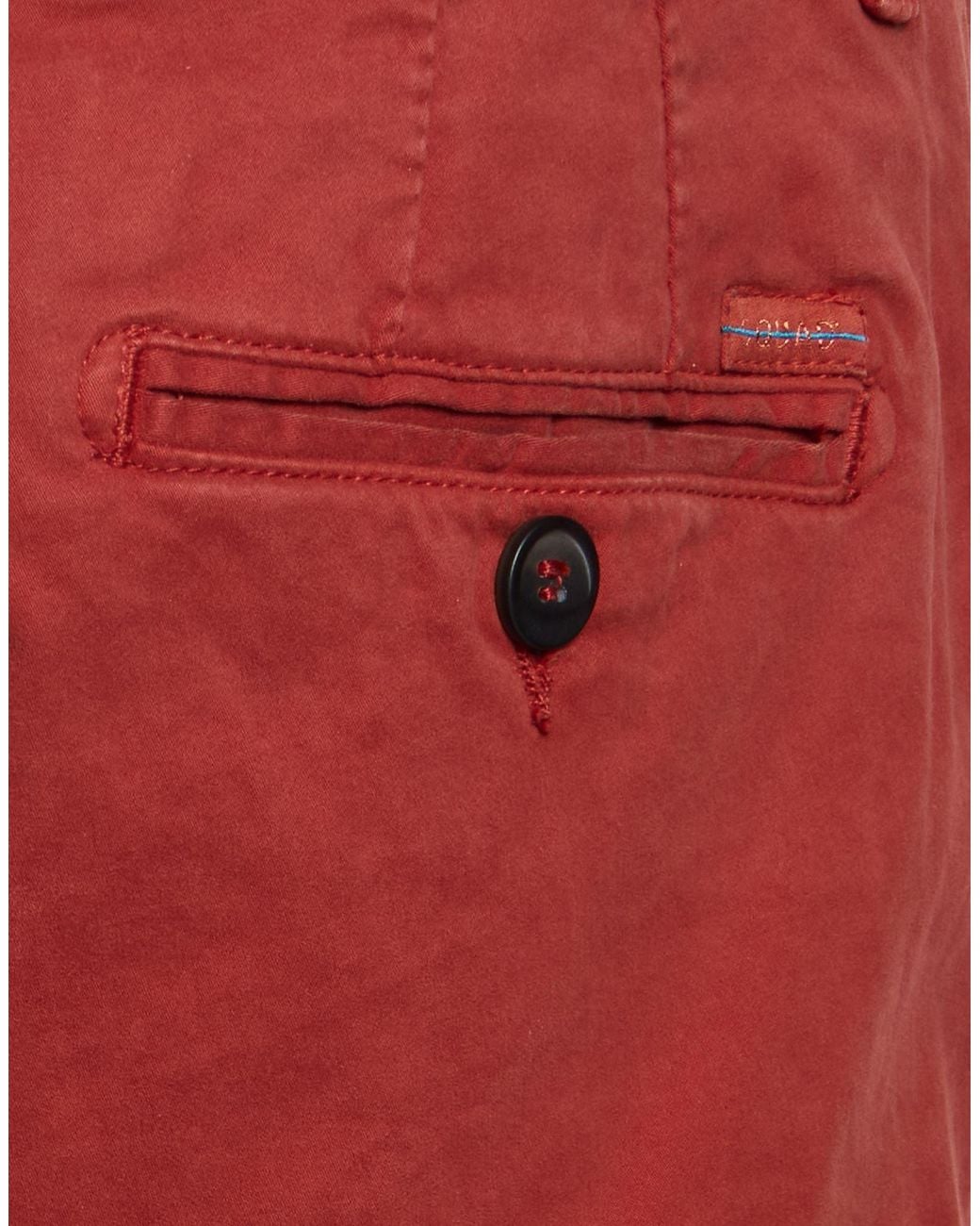 Squad² Red Pants Cotton, Elastane for men