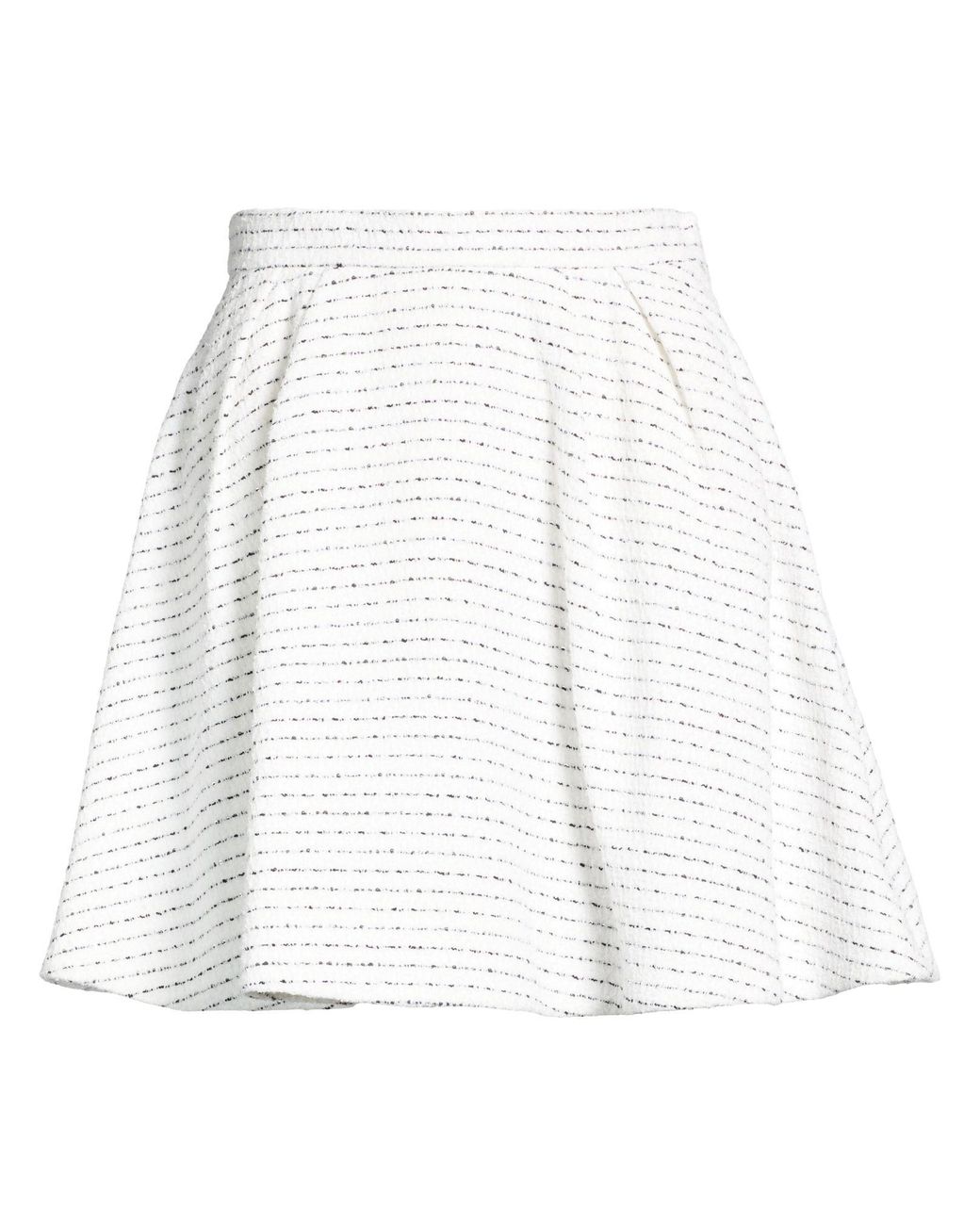 Alessandra Rich White Mini Skirt