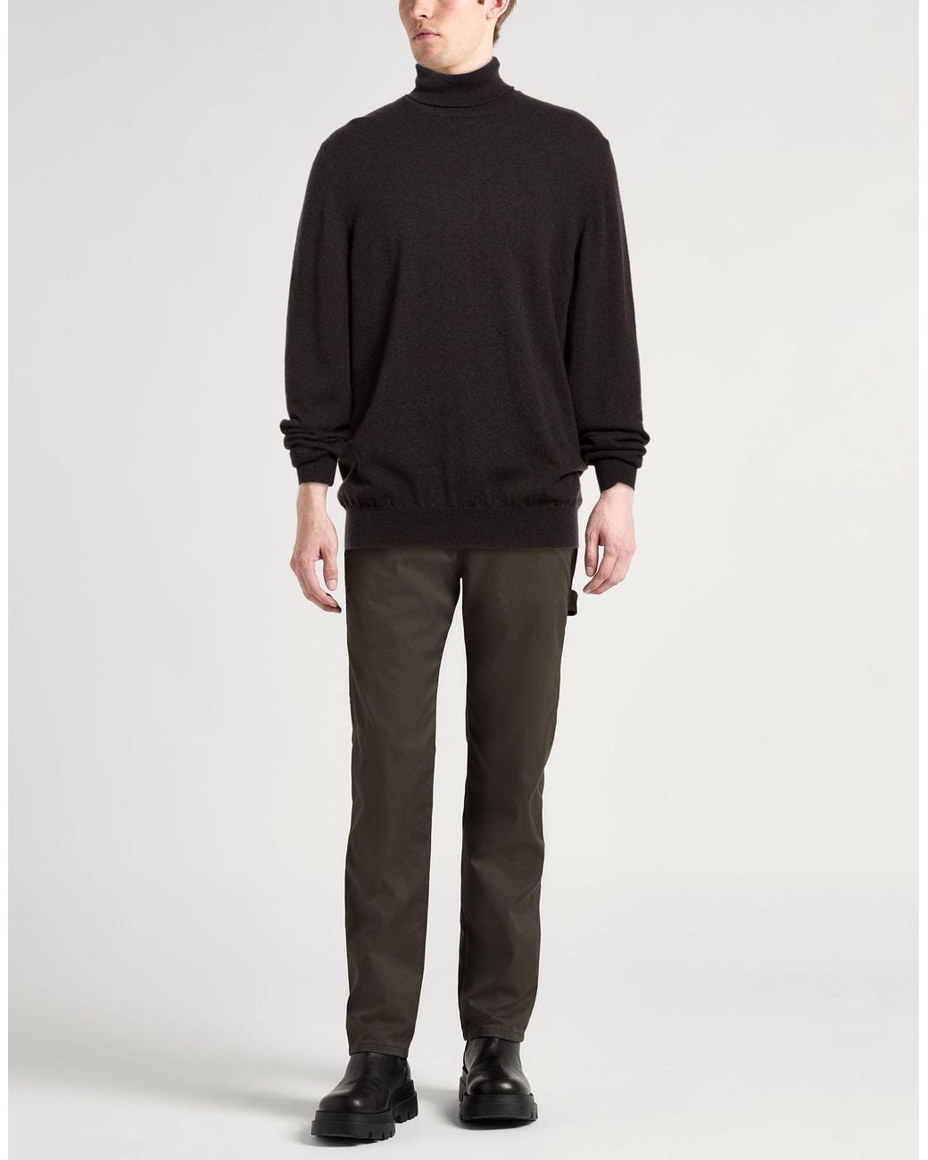 Fedeli Black Turtleneck for men