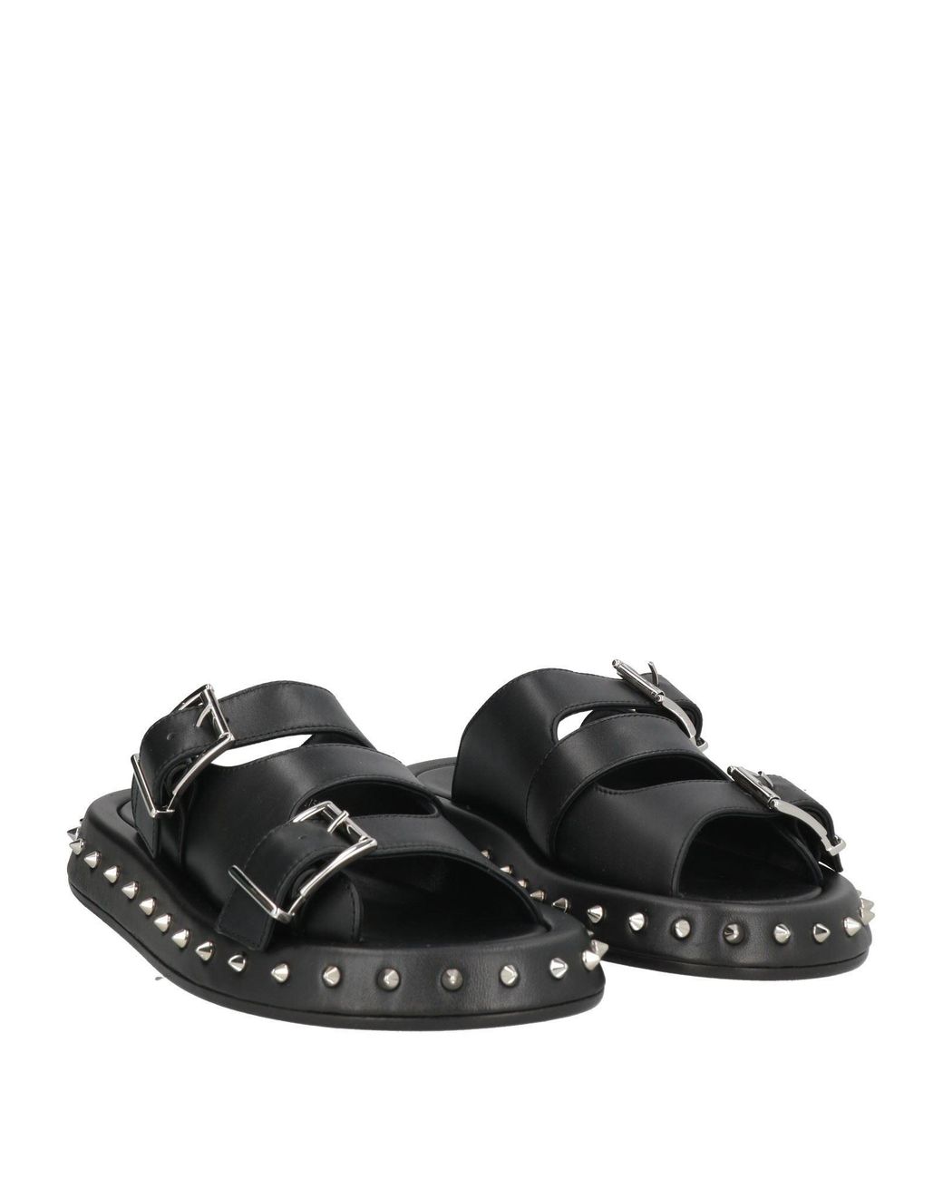 McQueen Black Sandals