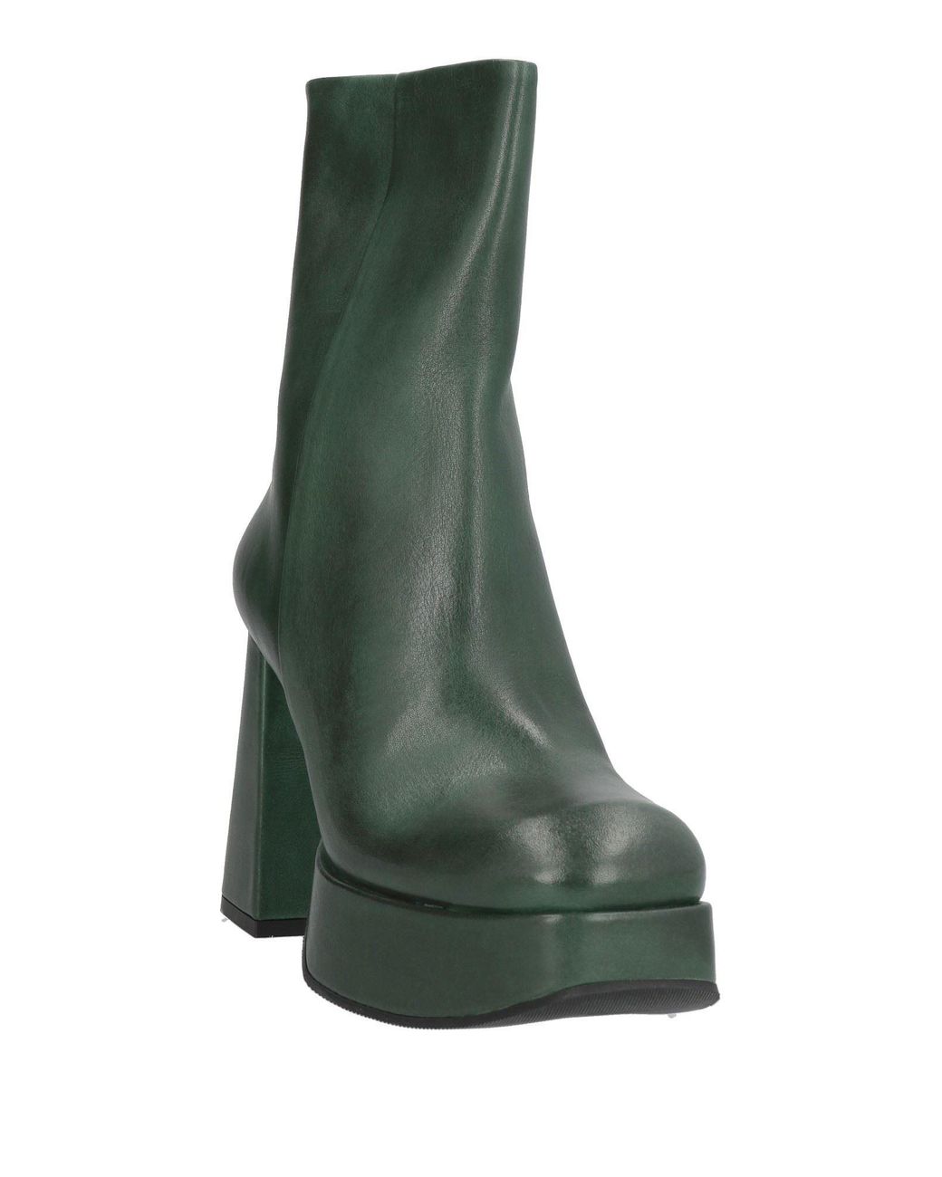 Ixos Green Ankle Boots Leather