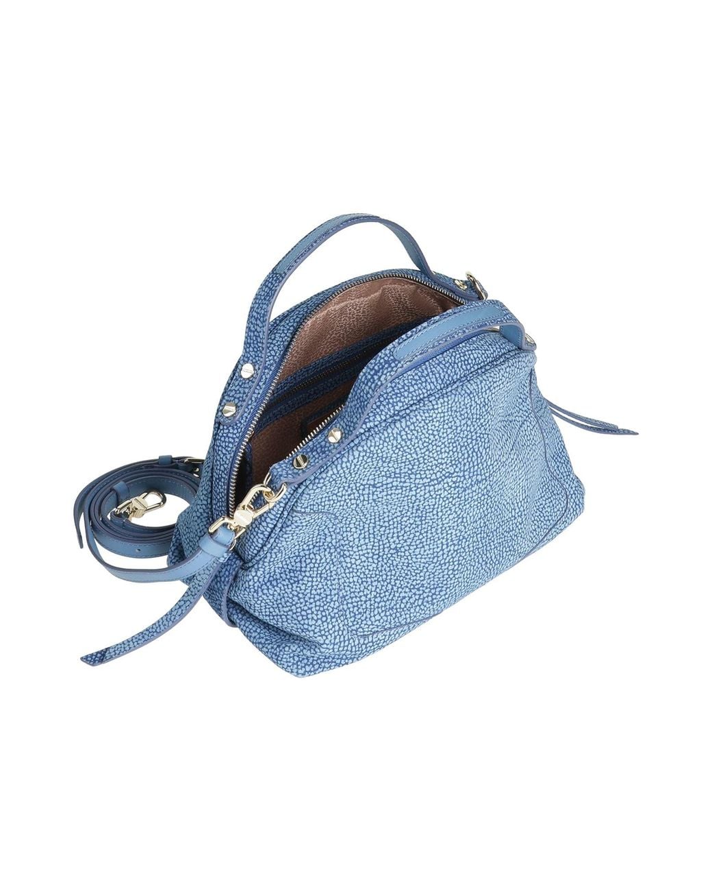 Borbonese Blue Handbag