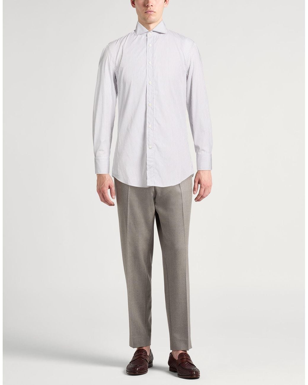 Brunello Cucinelli White Shirt for men