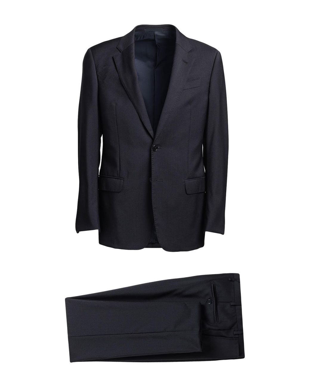 Armani Wool Suit in Dark Blue (Blue) for Men | Lyst