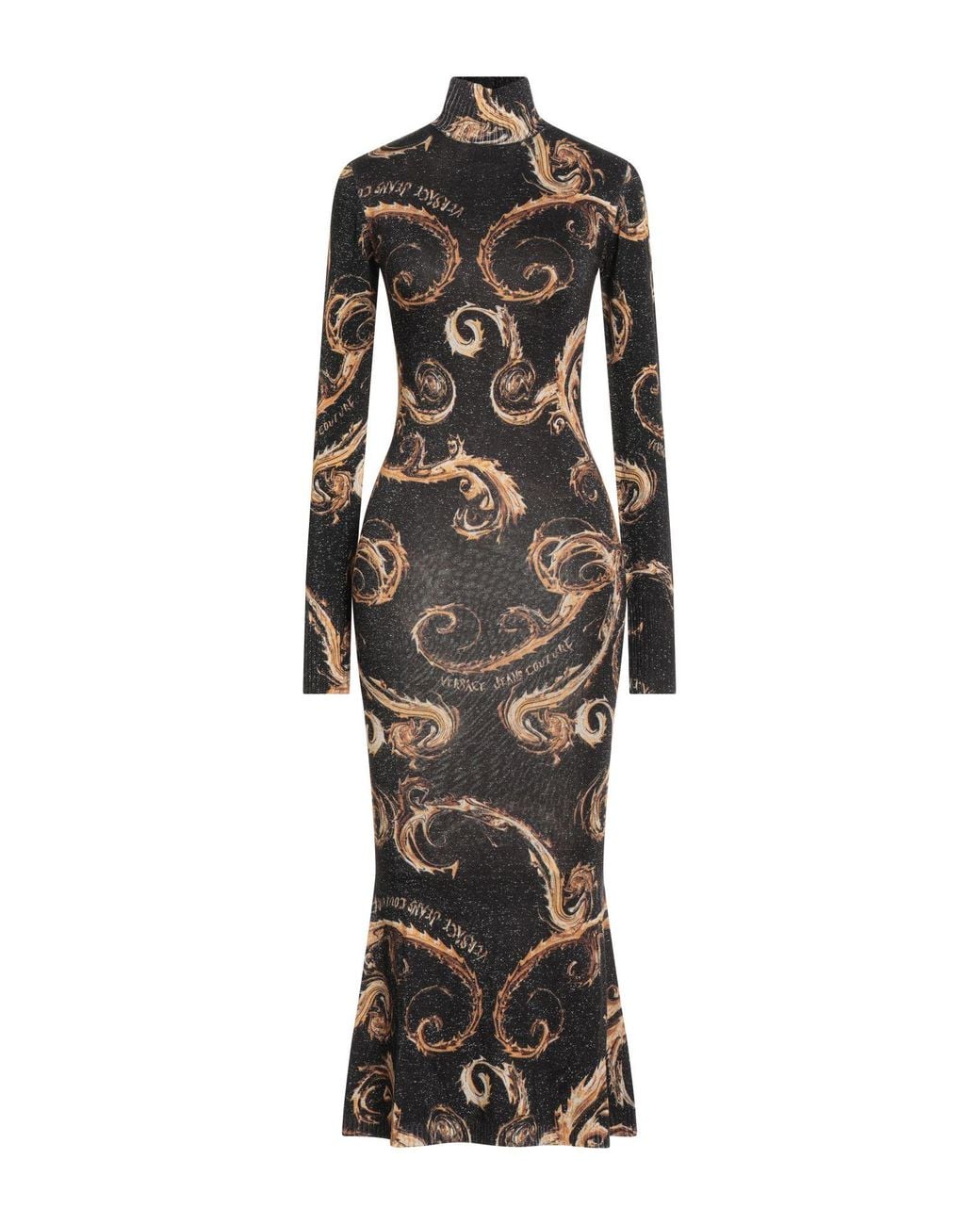 Versace Jeans Couture Black Maxi Dress