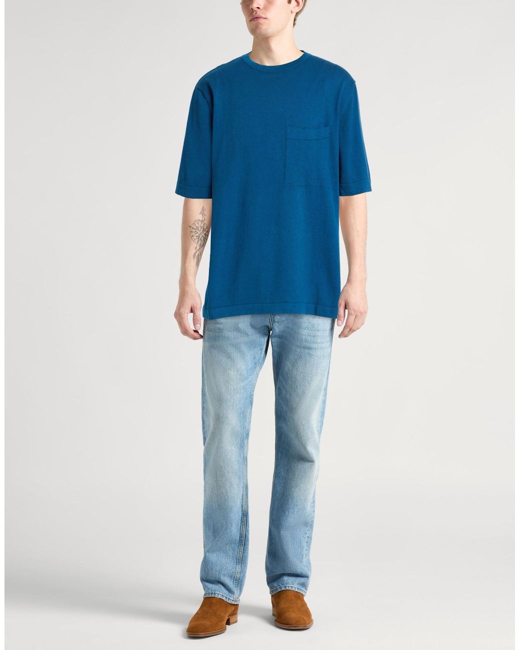 Lardini Blue Sweaters for men