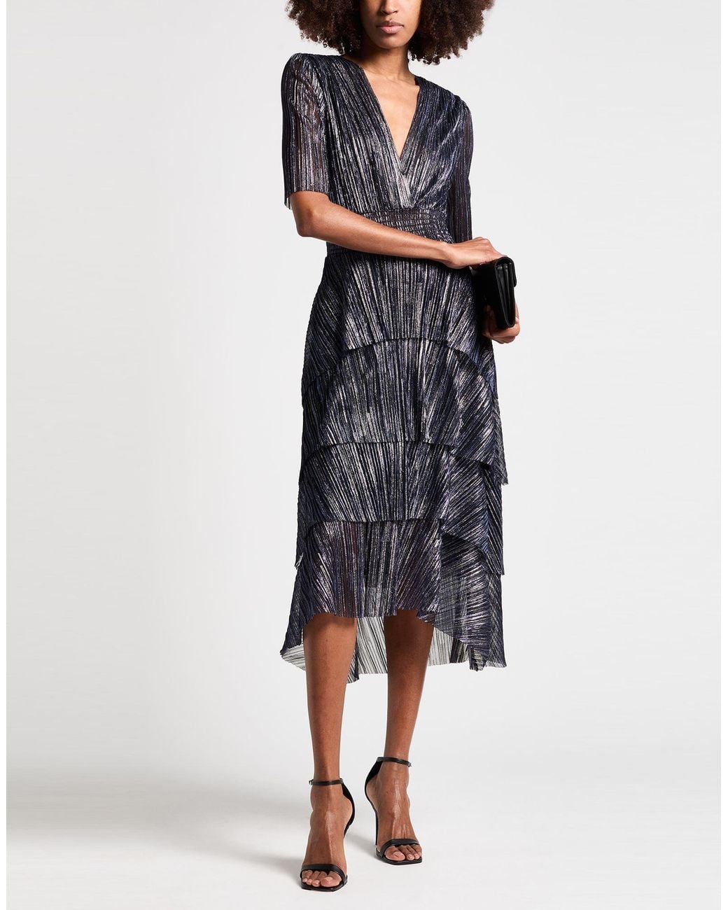 Maje Black Maxi Dress Polyester