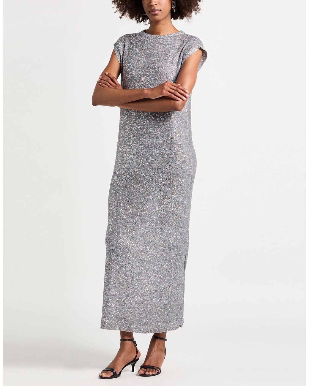 Alysi Gray Maxi Dresses