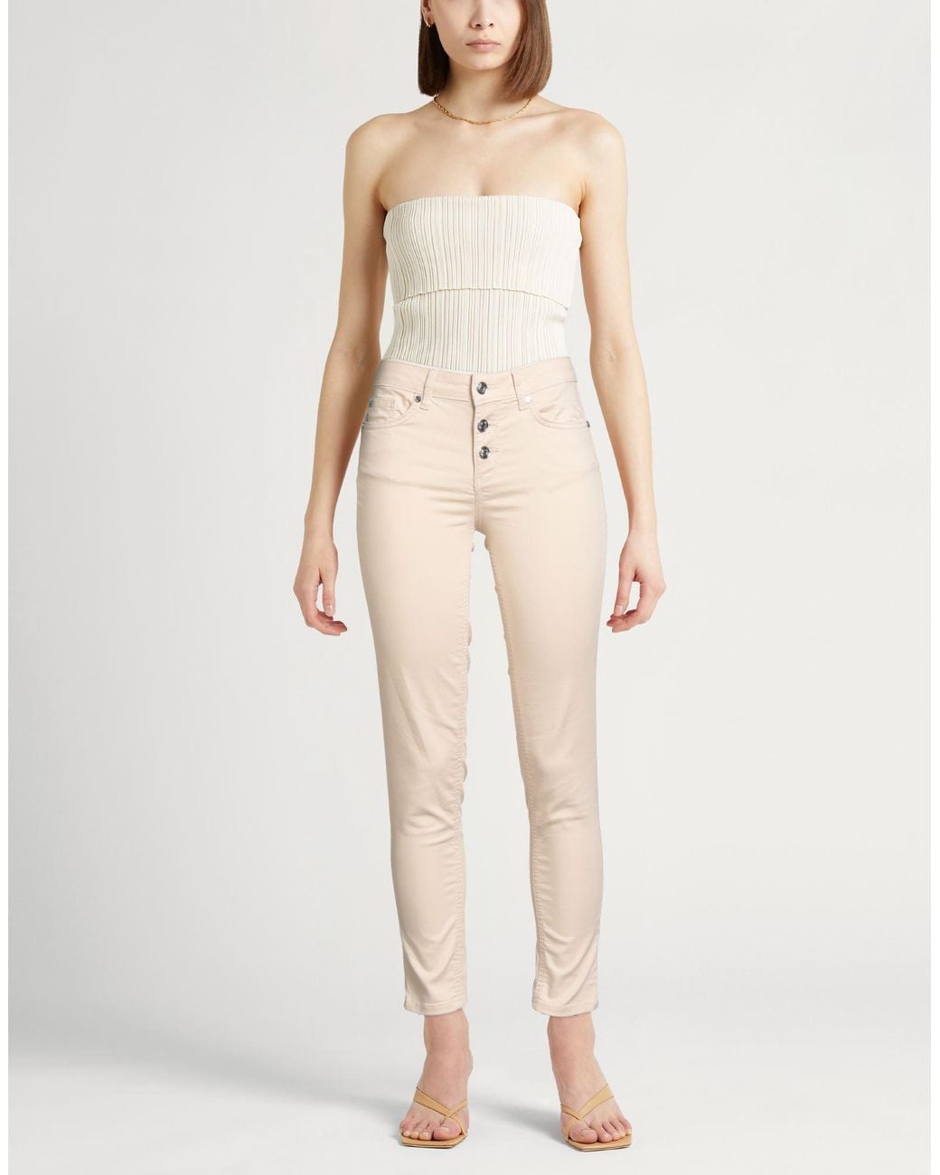 Liu Jo Natural Jeans Cotton, Polyester, Elastane