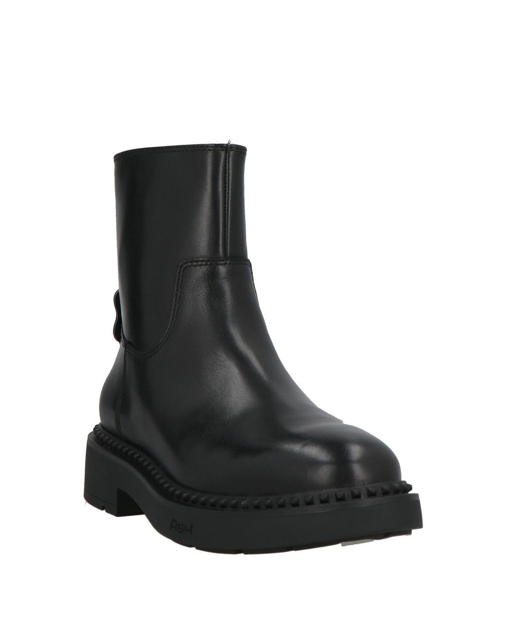Ash Black Ankle Boots Leather