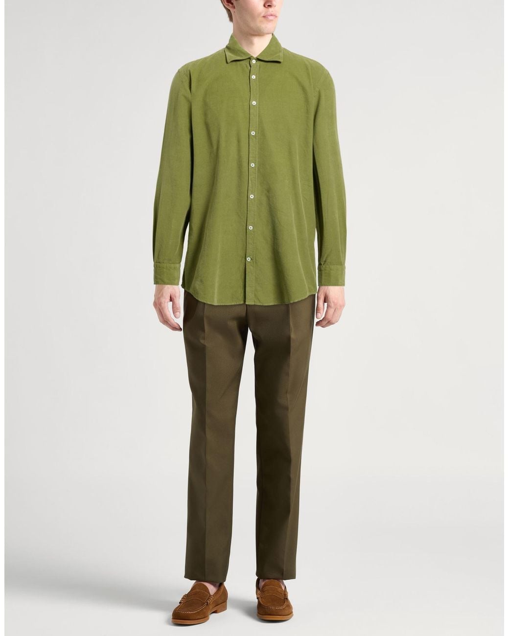 Massimo Alba Green Shirts for men