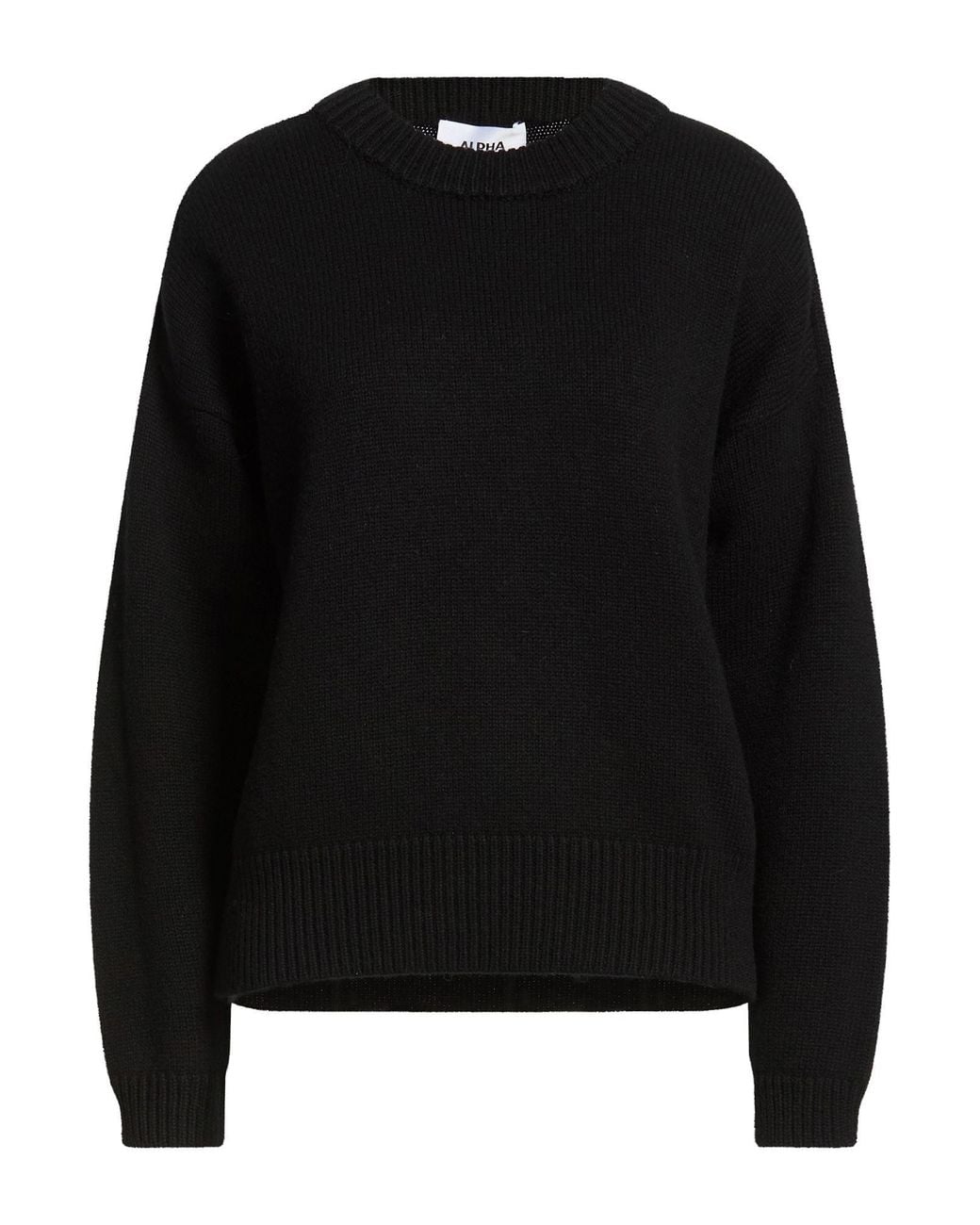 Alpha Studio Black Sweater Wool